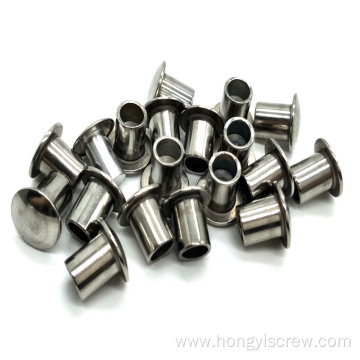 Flat Head Semi Tubular Rivet Hollow End Rivet